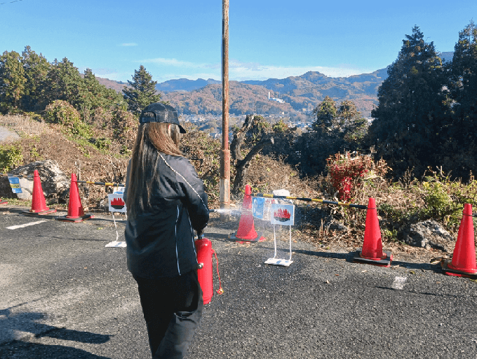 2025年11月度 消火訓練の様子の写真