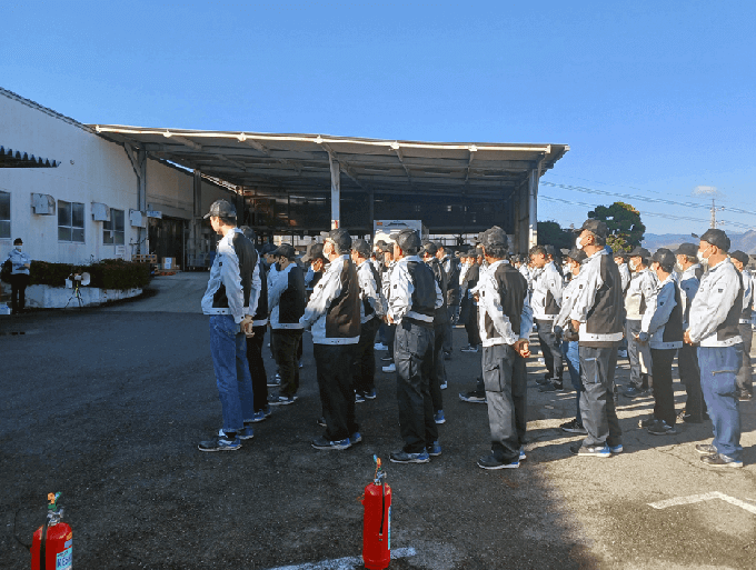 2025年11月度 総合防災訓練の様子の写真