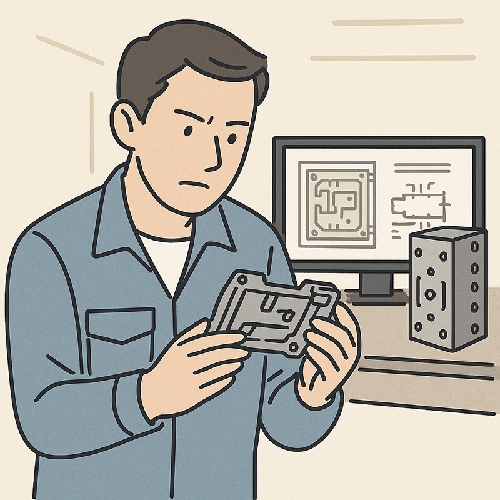 再生材の種類や精度要求を即日評価する様子