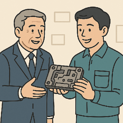 再生材を使い±0.1mmの寸法精度と短納期を両立した試作成形の事例