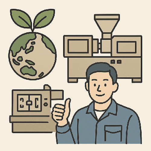 再生ポリプロピレンで外観品質と寸法精度を両立した試作成形の事例